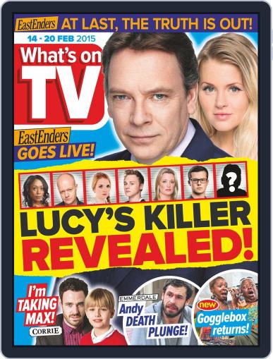 What's on TV February 9th, 2015 Digital Back Issue Cover