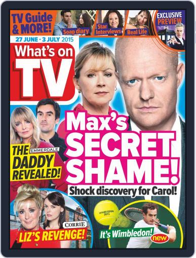 What's on TV June 27th, 2015 Digital Back Issue Cover