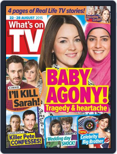 What's on TV August 17th, 2015 Digital Back Issue Cover