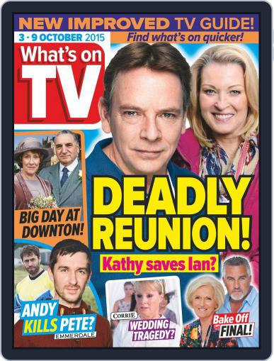 What's on TV September 28th, 2015 Digital Back Issue Cover