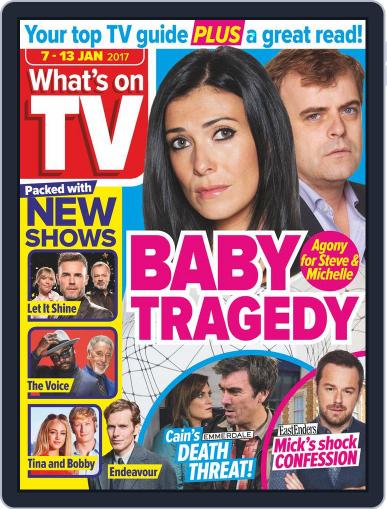 What's on TV January 7th, 2017 Digital Back Issue Cover