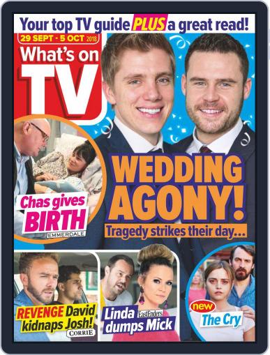 What's on TV September 29th, 2018 Digital Back Issue Cover