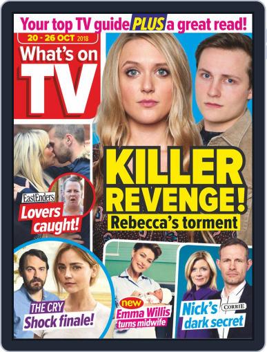What's on TV October 20th, 2018 Digital Back Issue Cover