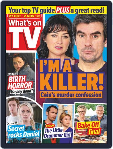What's on TV October 27th, 2018 Digital Back Issue Cover