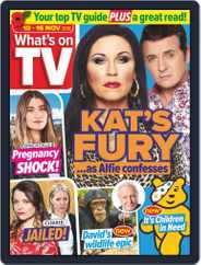 What's on TV (Digital) Subscription                    November 10th, 2018 Issue