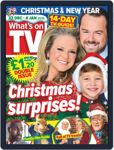 What's on TV December 22nd, 2018 Digital Back Issue Cover