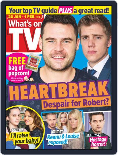 What's on TV January 26th, 2019 Digital Back Issue Cover