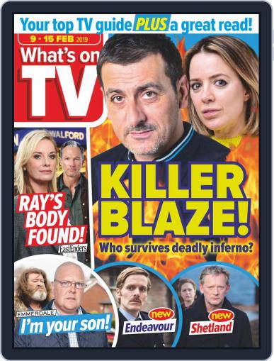 What's on TV February 9th, 2019 Digital Back Issue Cover