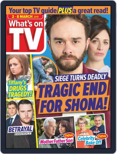What's on TV March 2nd, 2019 Digital Back Issue Cover