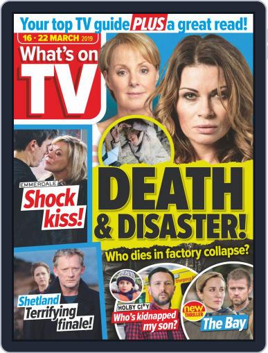 What's on TV March 16th, 2019 Digital Back Issue Cover