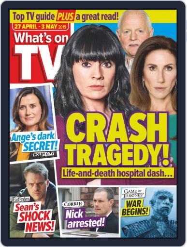 What's on TV April 27th, 2019 Digital Back Issue Cover