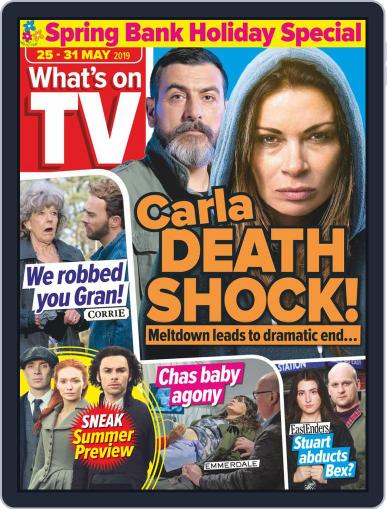 What's on TV May 25th, 2019 Digital Back Issue Cover