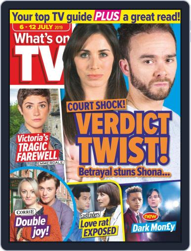 What's on TV July 6th, 2019 Digital Back Issue Cover
