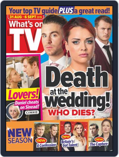 What's on TV August 31st, 2019 Digital Back Issue Cover
