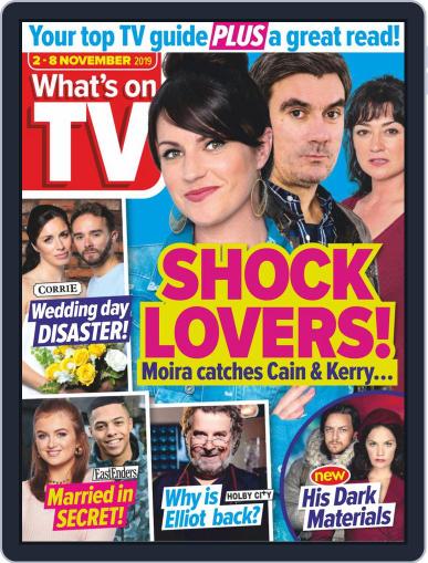 What's on TV November 2nd, 2019 Digital Back Issue Cover