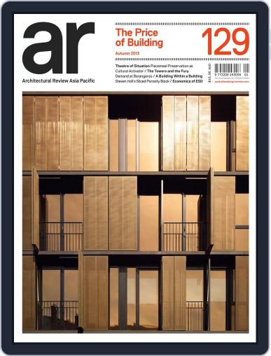 Architectural Review Asia Pacific March 27th, 2013 Digital Back Issue Cover