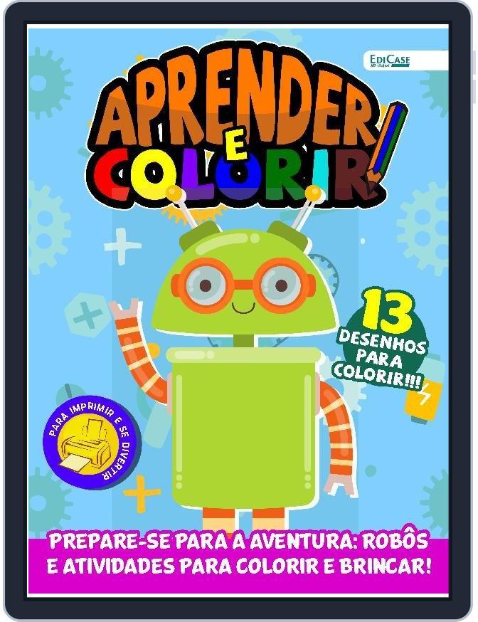 Aprender e Colorir September 1st, 2024 Digital Back Issue Cover
