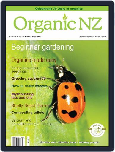 Organic NZ (Digital) September 1st, 2011 Issue Cover
