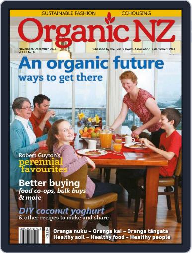 Organic NZ November 1st, 2016 Digital Back Issue Cover