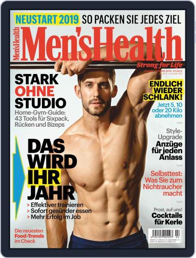 Men’s Health Deutschland January 1st, 2019 Digital Back Issue Cover