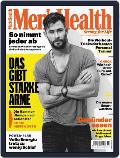 Men’s Health Deutschland March 1st, 2019 Digital Back Issue Cover
