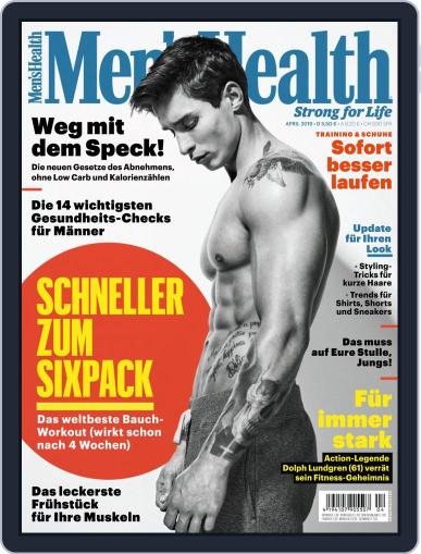 Men’s Health Deutschland April 1st, 2019 Digital Back Issue Cover
