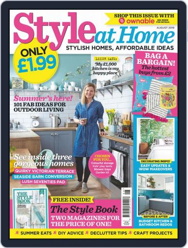 Style At Home United Kingdom August 1st, 2019 Digital Back Issue Cover