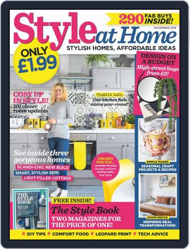 Style At Home United Kingdom November 1st, 2019 Digital Back Issue Cover