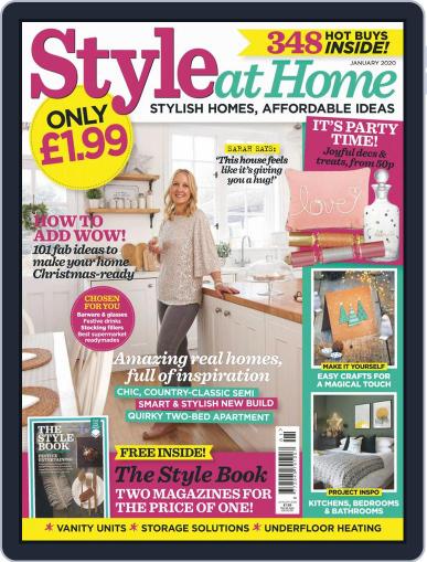 Style At Home United Kingdom January 1st, 2020 Digital Back Issue Cover