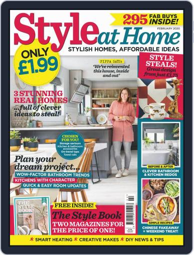 Style At Home United Kingdom February 1st, 2020 Digital Back Issue Cover