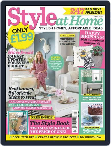 Style At Home United Kingdom April 1st, 2020 Digital Back Issue Cover