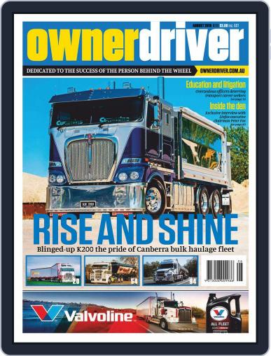 Owner Driver August 1st, 2019 Digital Back Issue Cover