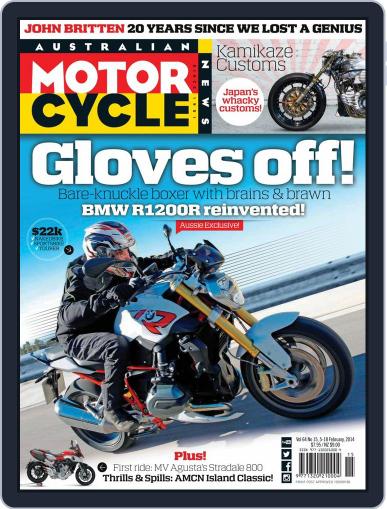 Australian Motorcycle News February 5th, 2015 Digital Back Issue Cover