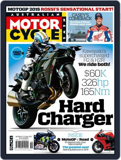 Australian Motorcycle News April 2nd, 2015 Digital Back Issue Cover
