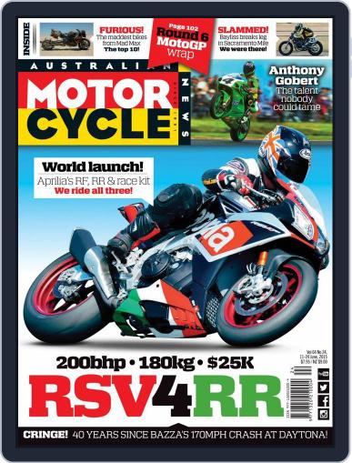 Australian Motorcycle News June 11th, 2015 Digital Back Issue Cover