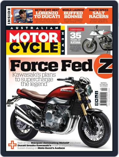 Australian Motorcycle News April 13th, 2016 Digital Back Issue Cover