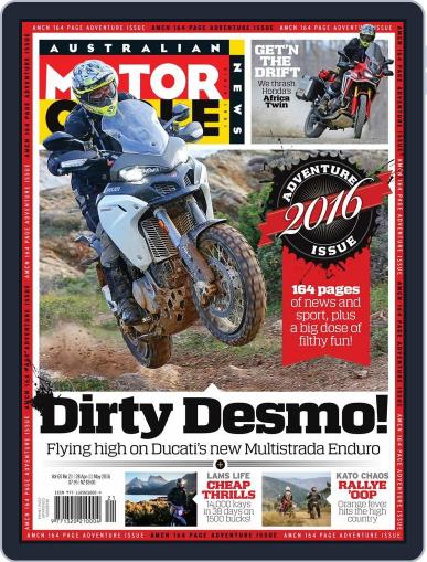 Australian Motorcycle News April 27th, 2016 Digital Back Issue Cover
