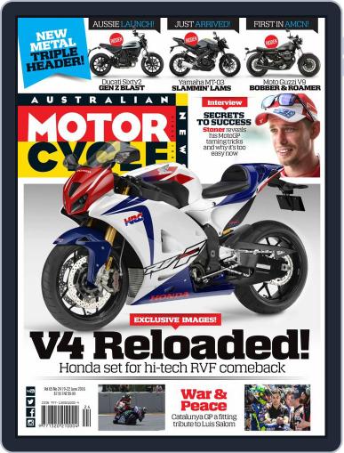 Australian Motorcycle News June 8th, 2016 Digital Back Issue Cover