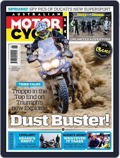 Australian Motorcycle News September 1st, 2016 Digital Back Issue Cover