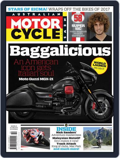 Australian Motorcycle News November 10th, 2016 Digital Back Issue Cover