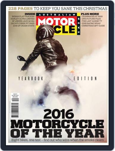 Australian Motorcycle News December 8th, 2016 Digital Back Issue Cover