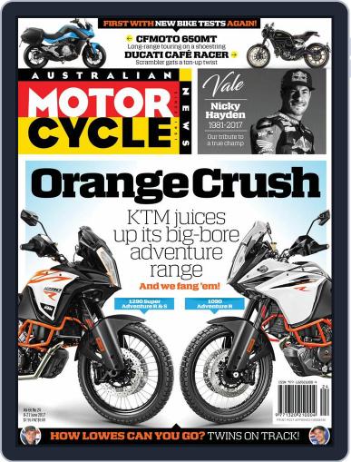 Australian Motorcycle News June 8th, 2017 Digital Back Issue Cover