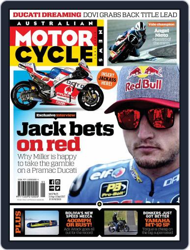 Australian Motorcycle News August 31st, 2017 Digital Back Issue Cover