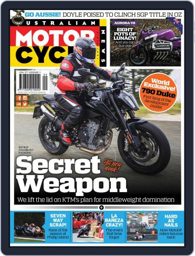 Australian Motorcycle News (Digital) October 26th, 2017 Issue Cover