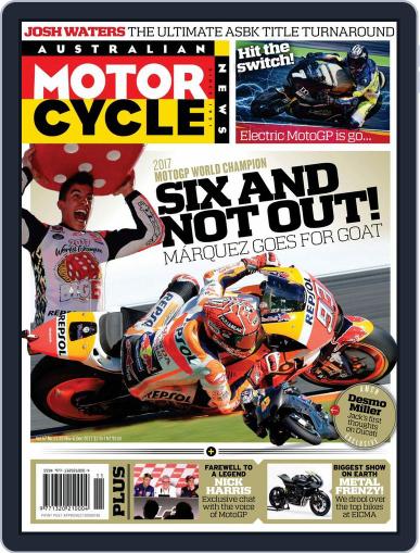 Australian Motorcycle News (Digital) November 23rd, 2017 Issue Cover