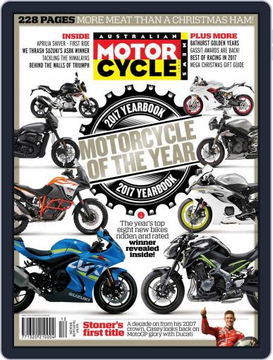 Australian Motorcycle News (Digital) December 1st, 2017 Issue Cover