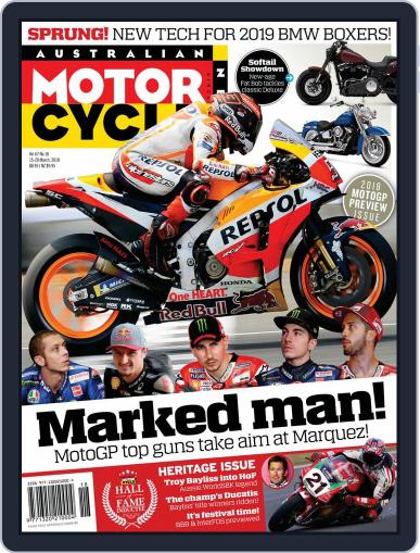 Australian Motorcycle News March 15th, 2018 Digital Back Issue Cover