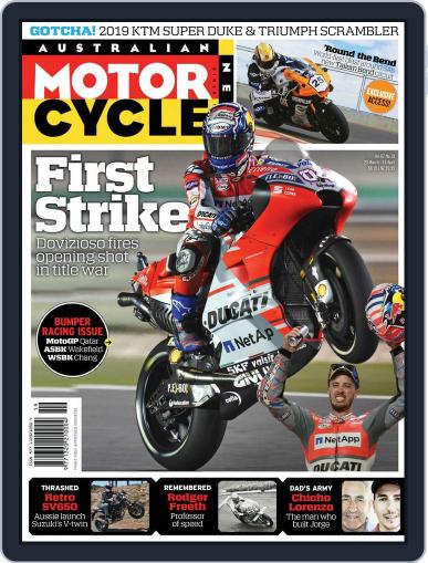 Australian Motorcycle News March 29th, 2018 Digital Back Issue Cover