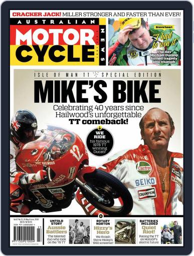 Australian Motorcycle News May 24th, 2018 Digital Back Issue Cover