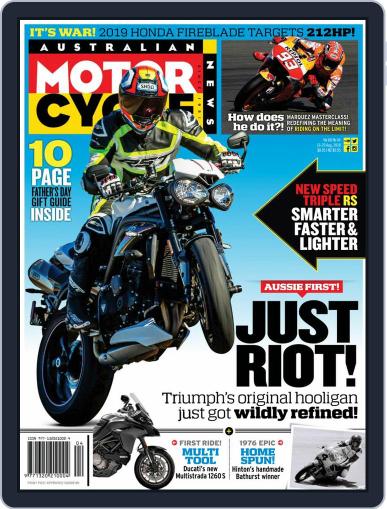 Australian Motorcycle News August 16th, 2018 Digital Back Issue Cover